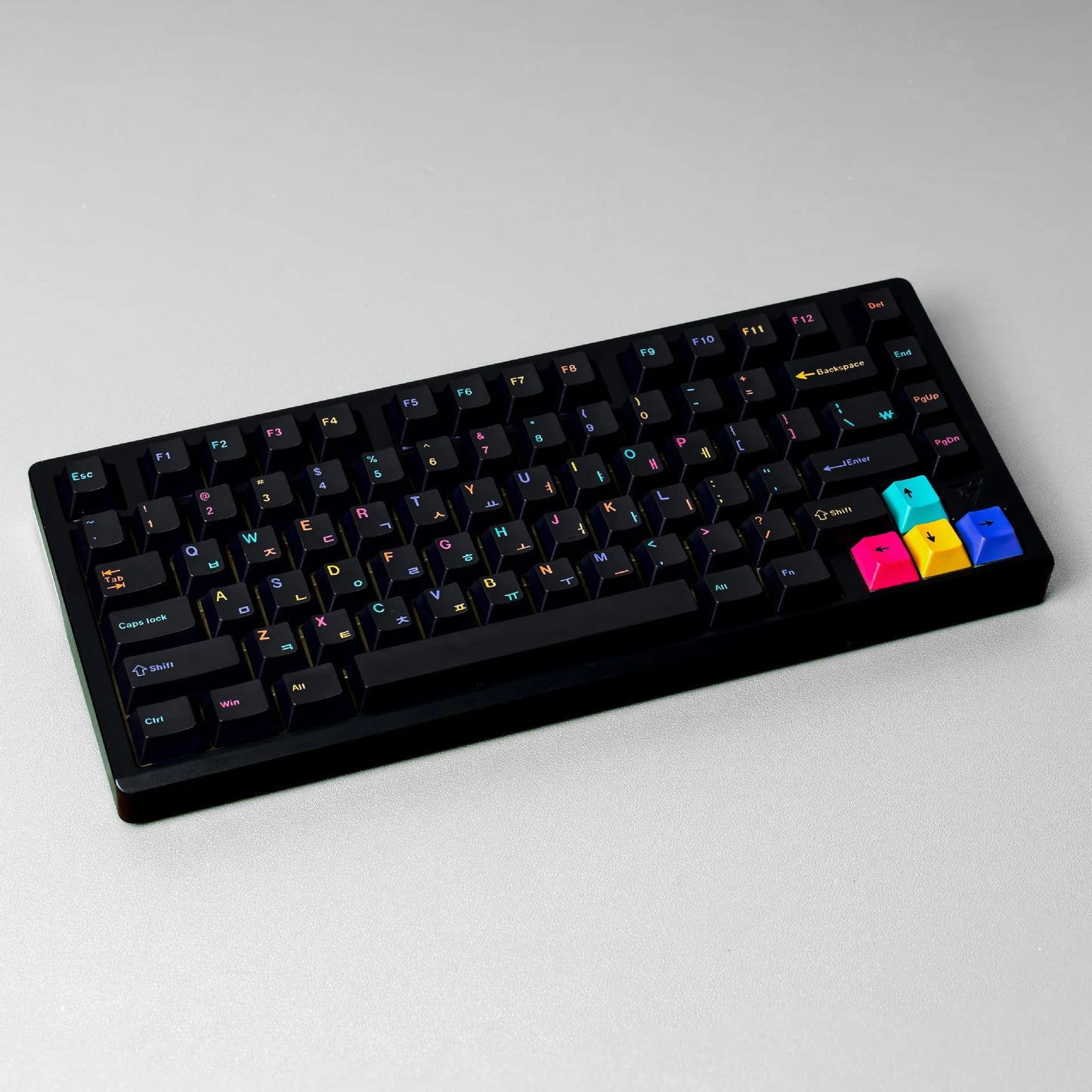 Keycaps AZERTY/QWERTY Creative Black