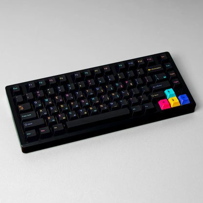 Keycaps AZERTY/QWERTY Creative Black