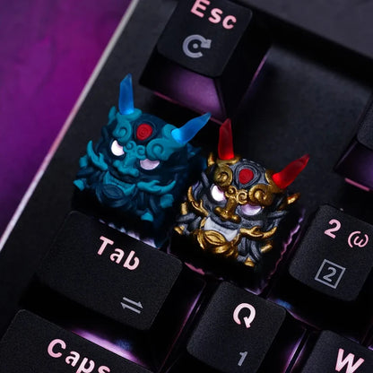 Keycap Artisan Dragon King - Vue de dos