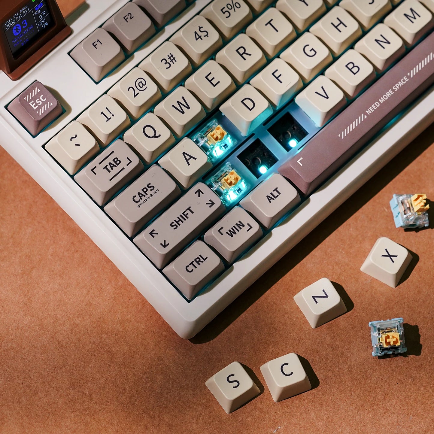 Clavier mécanique EPOMAKER RT100 keycaps PBT