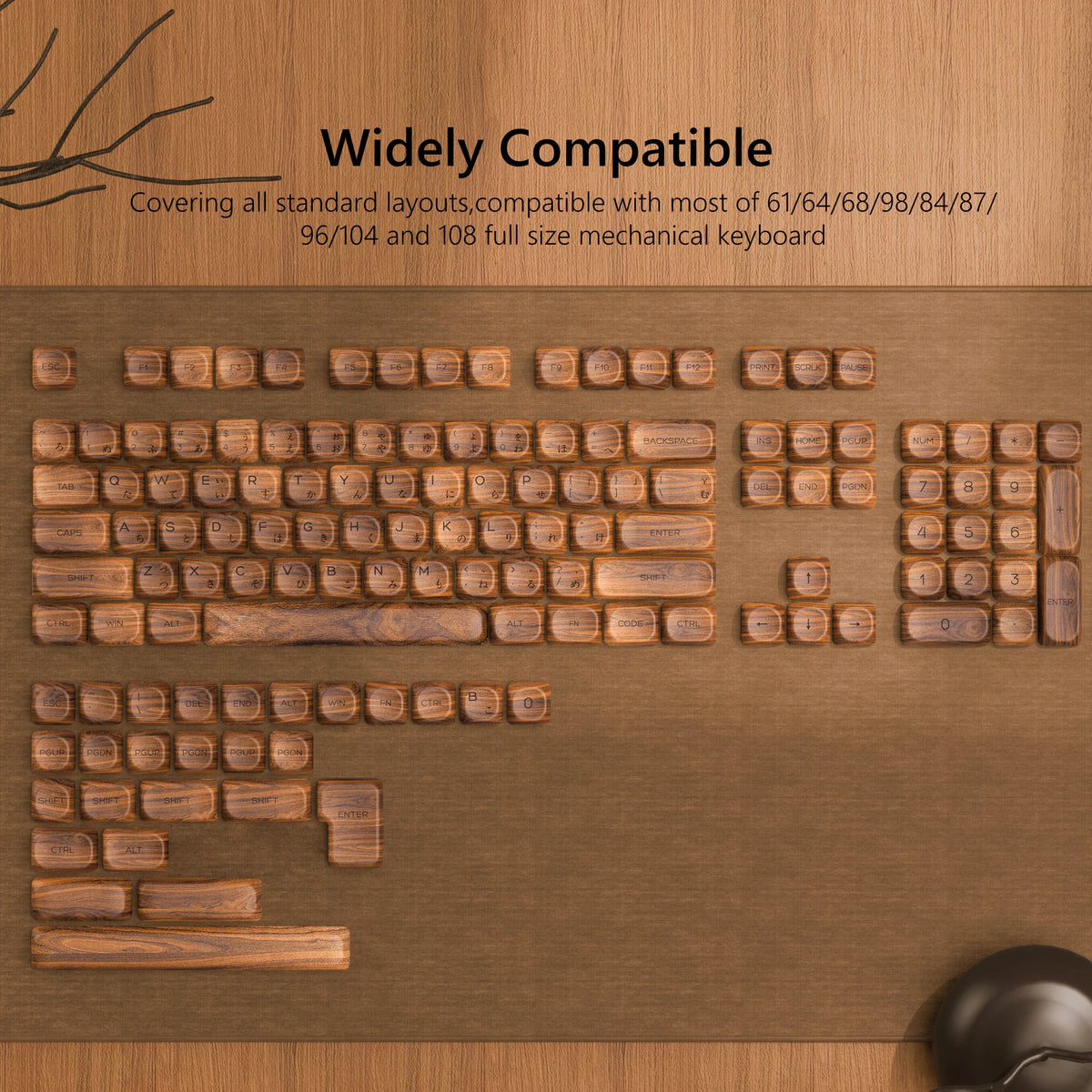 Keycaps QWERTY MOA 30 Styles