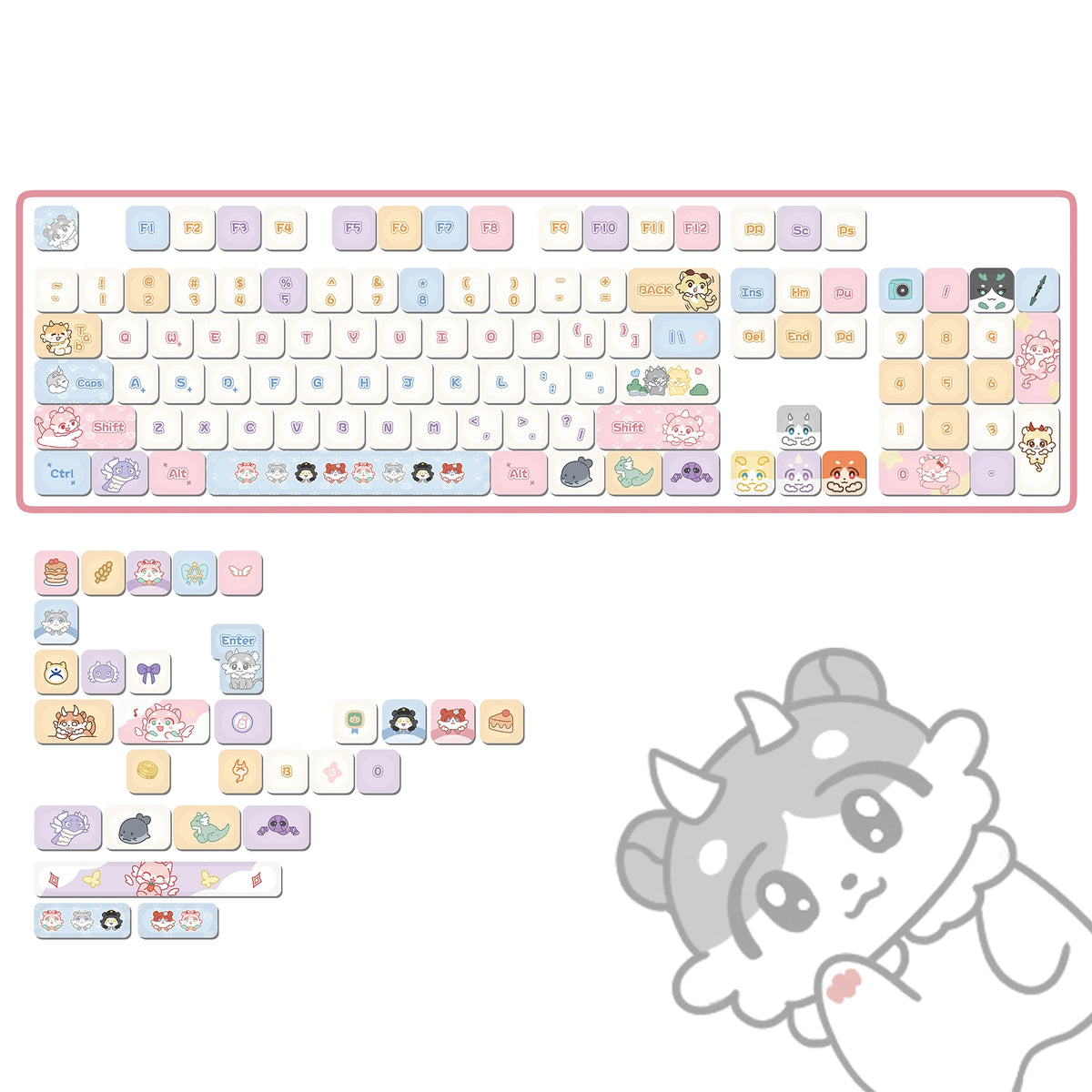 Keycaps Chimera Kawaii