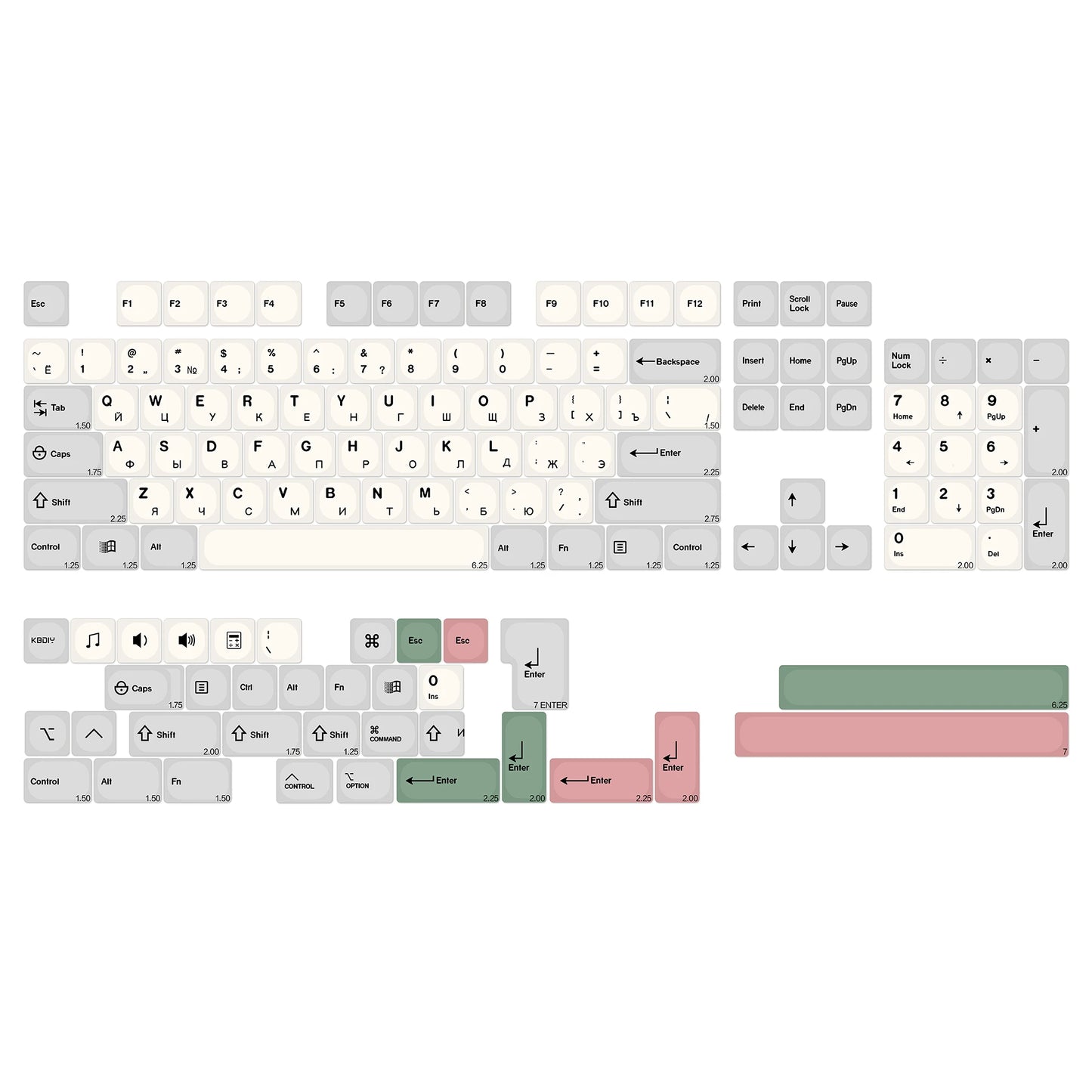 Keycaps Rétro 9009