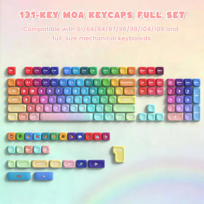 Keycaps QWERTY MOA 30 Styles