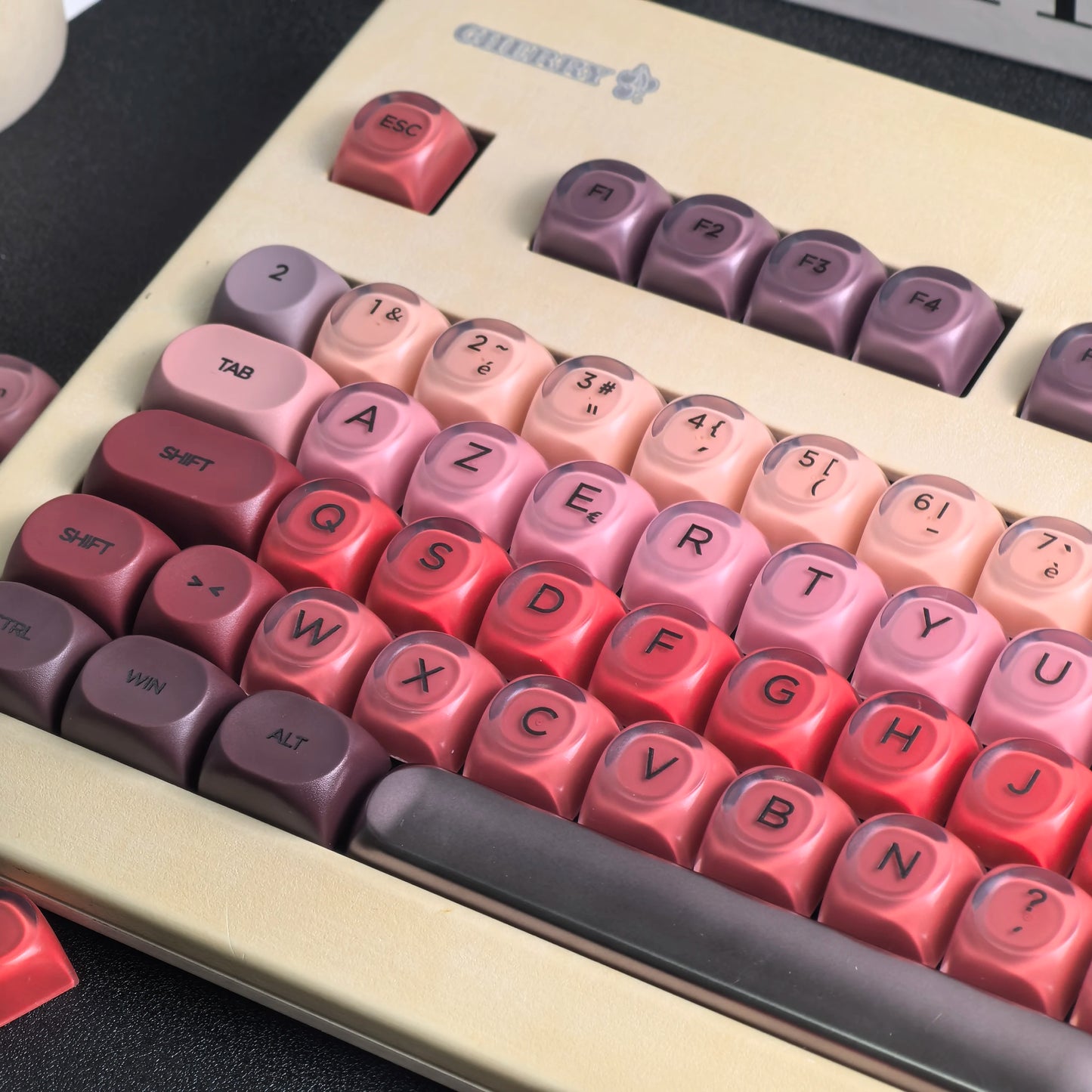 Retro Foundation AZERTY-Tastenkappen