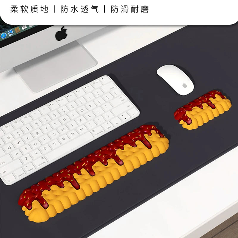 Repose-Poignet Clavier Nuage Anti-Dérapant - Coloris disponibles