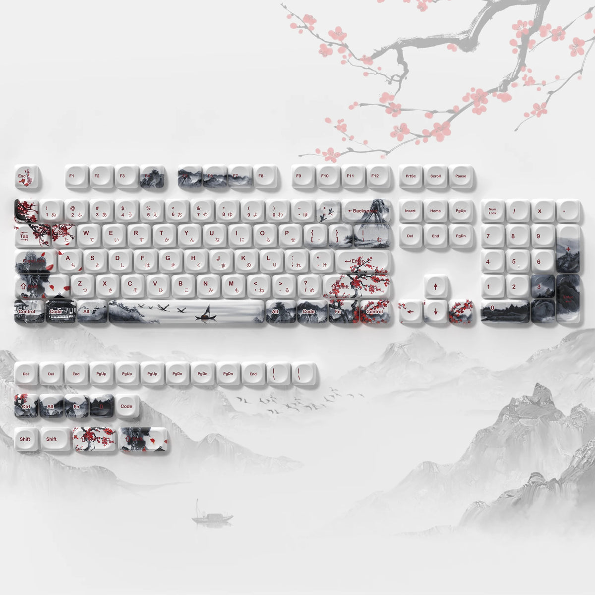 Keycaps Encre Prunier