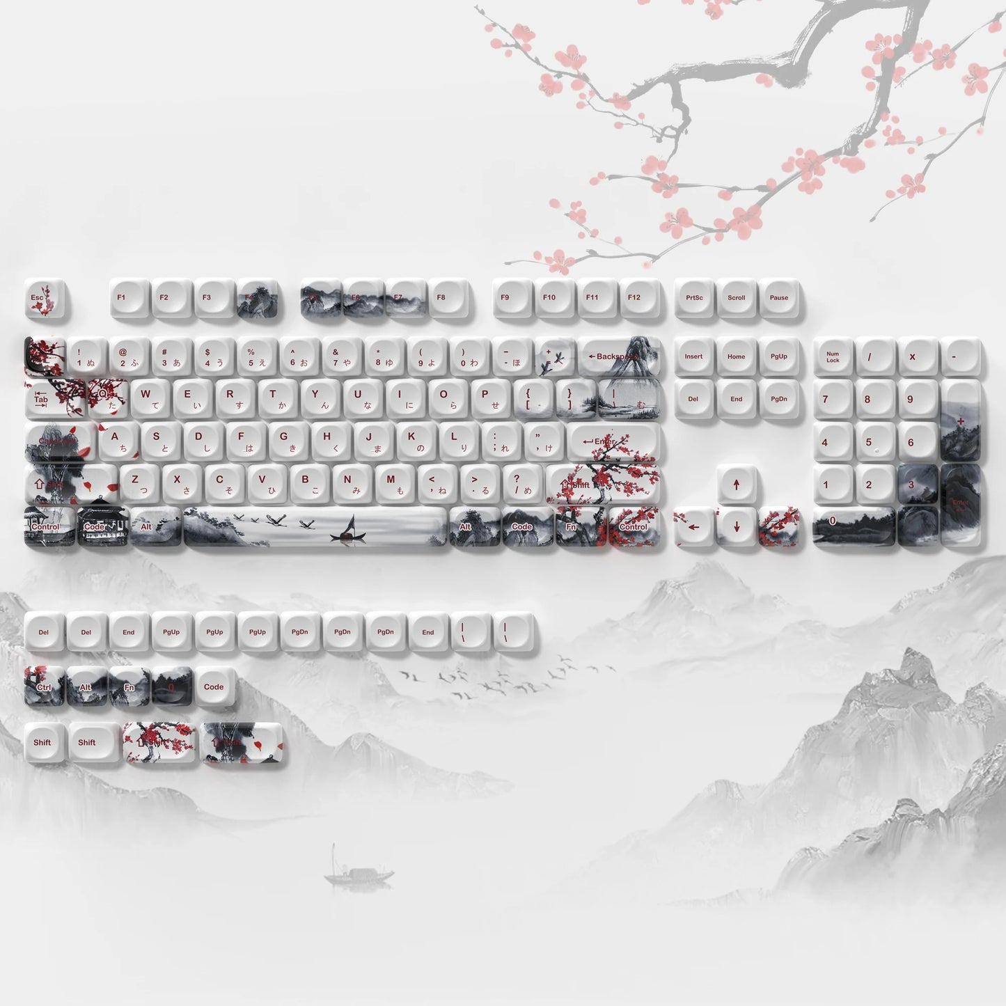Keycaps QWERTY MOA 30 Styles