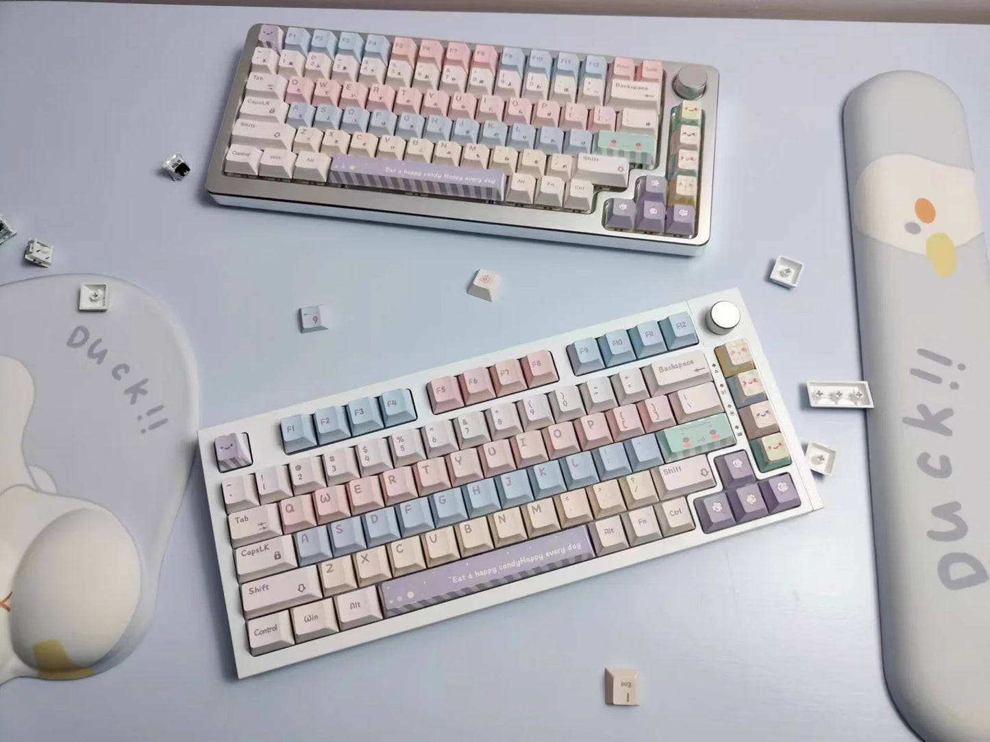Keycaps AZERTY Candy Colorées - Packaging