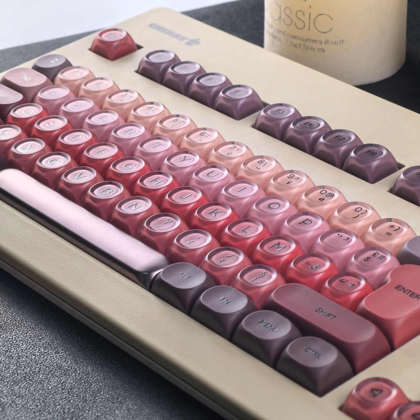 Retro Foundation AZERTY-Tastenkappen