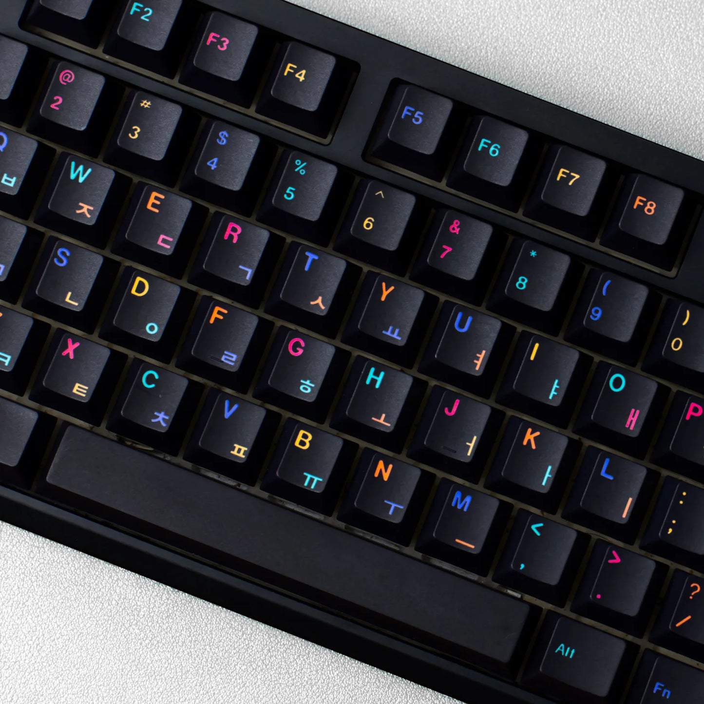 Keycaps AZERTY/QWERTY Creative Black