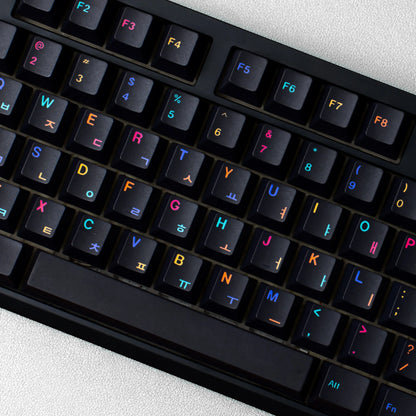 Keycaps AZERTY/QWERTY Creative Black