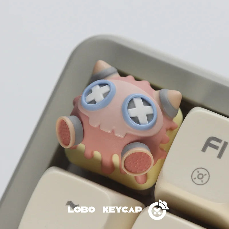 Keycap Artisan Kuromi Melody 3D - Vue 11