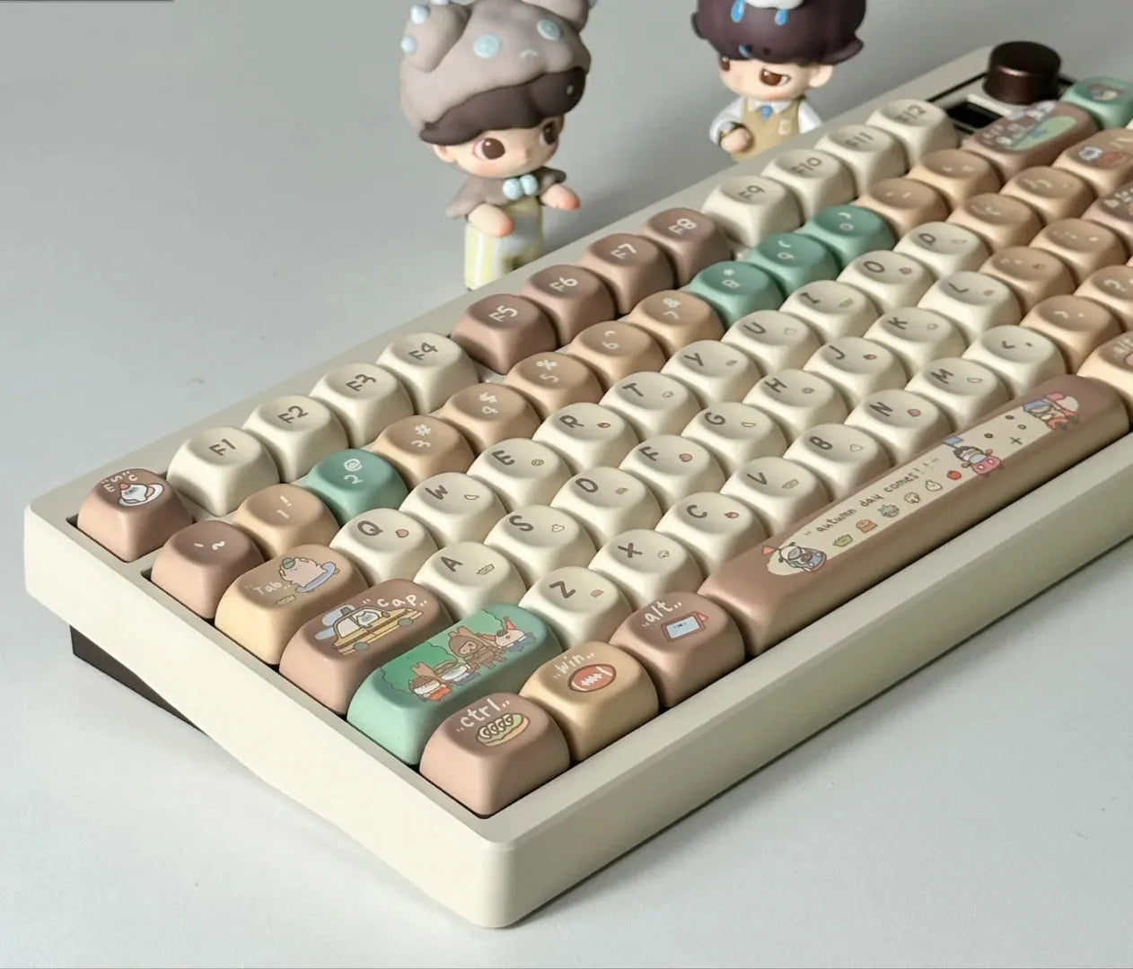 Keycaps AZERTY Candy Colorées - Vue 14