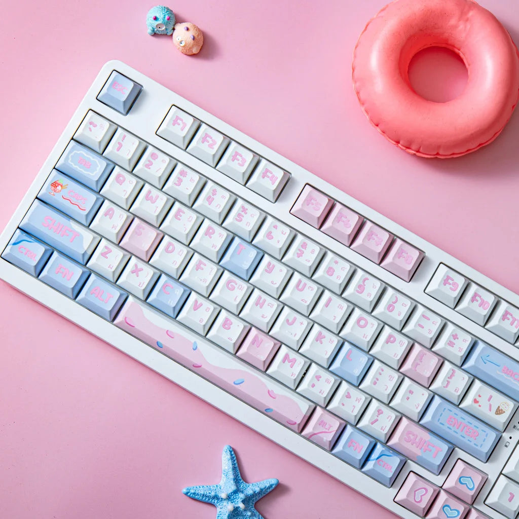 Keycaps AZERTY Ice Cream