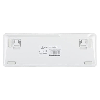 AJAZZ AK680 MAX Blanc ANSI Side-Printed vue de dessous