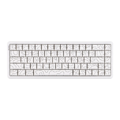 AJAZZ AK680 MAX Blanc ANSI Side-Printed