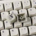 Keycaps AZERTY Vintage gris - Vignette | CustomTonClavier.fr