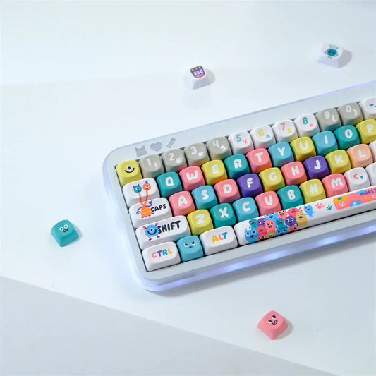 AZERTY QWERTY Keycaps Monster