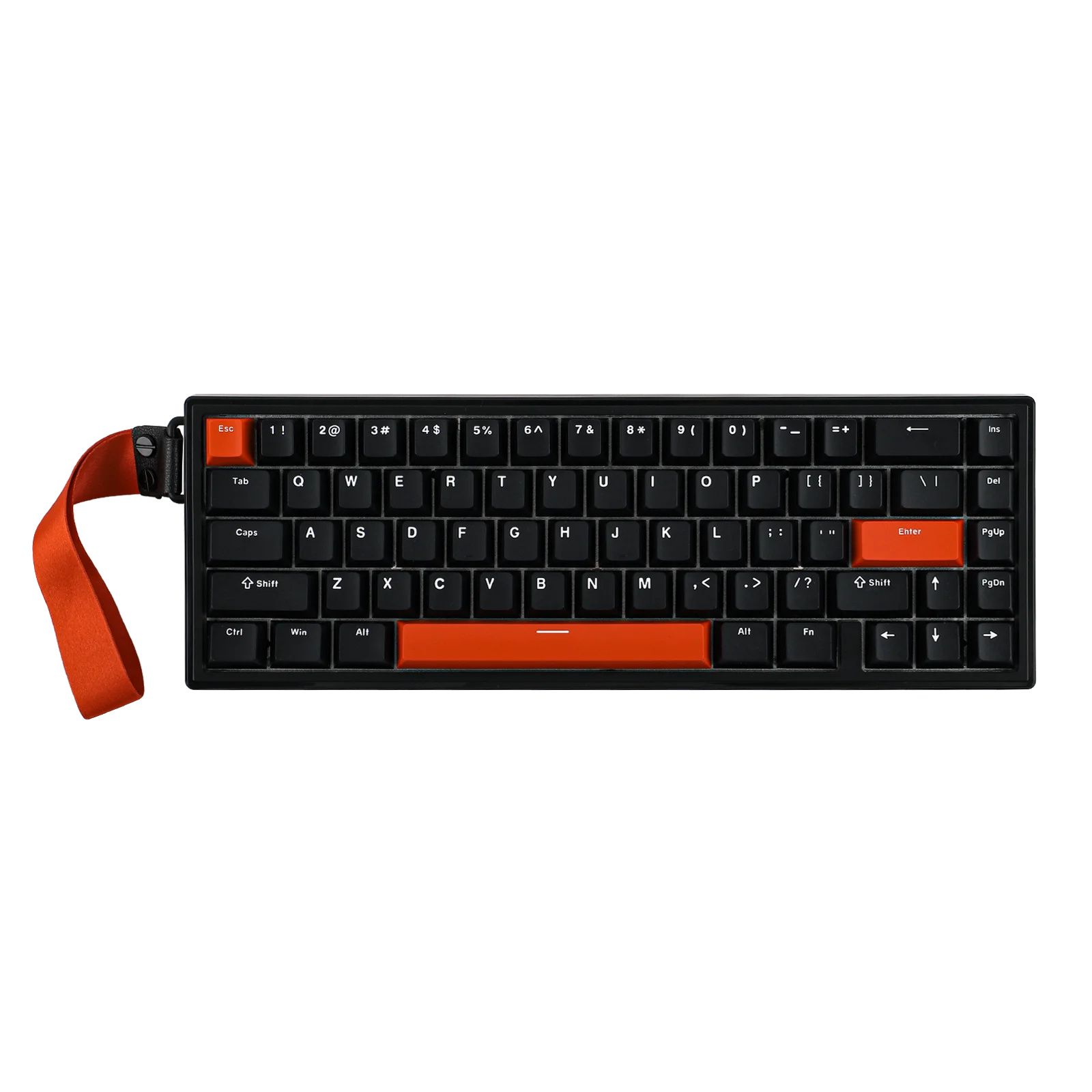 Clavier custom rouge et noir