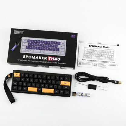 Epomaker TH40 Black Gold 40% ANSI boite et accessoires