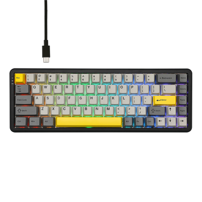 AJAZZ AK680 MAX Gris ANSI avec cable
