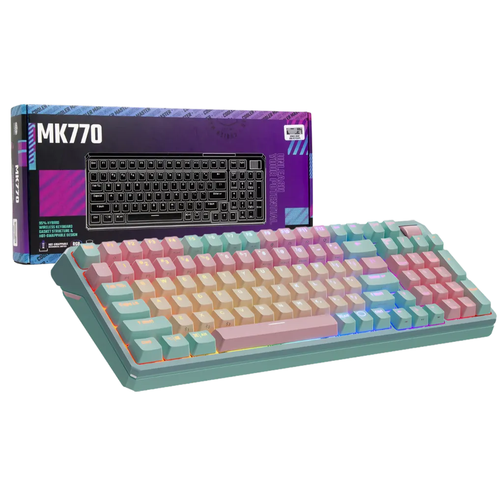 Cooler master MK770 Macaron custom avec sa boite