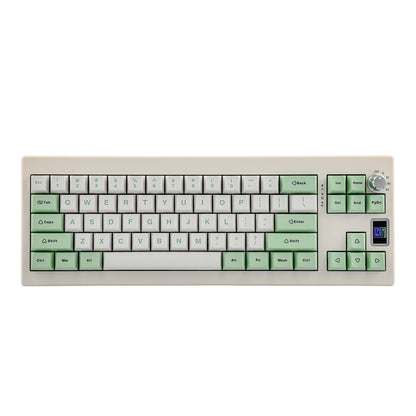 Clavier Custom EPOMAKER Shadow-X 70% Blanc & Vert