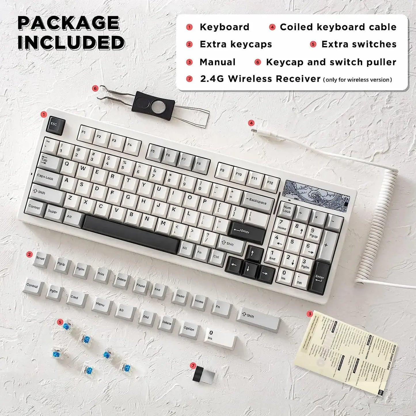 Clavier USB-C IF98 Pro Custom