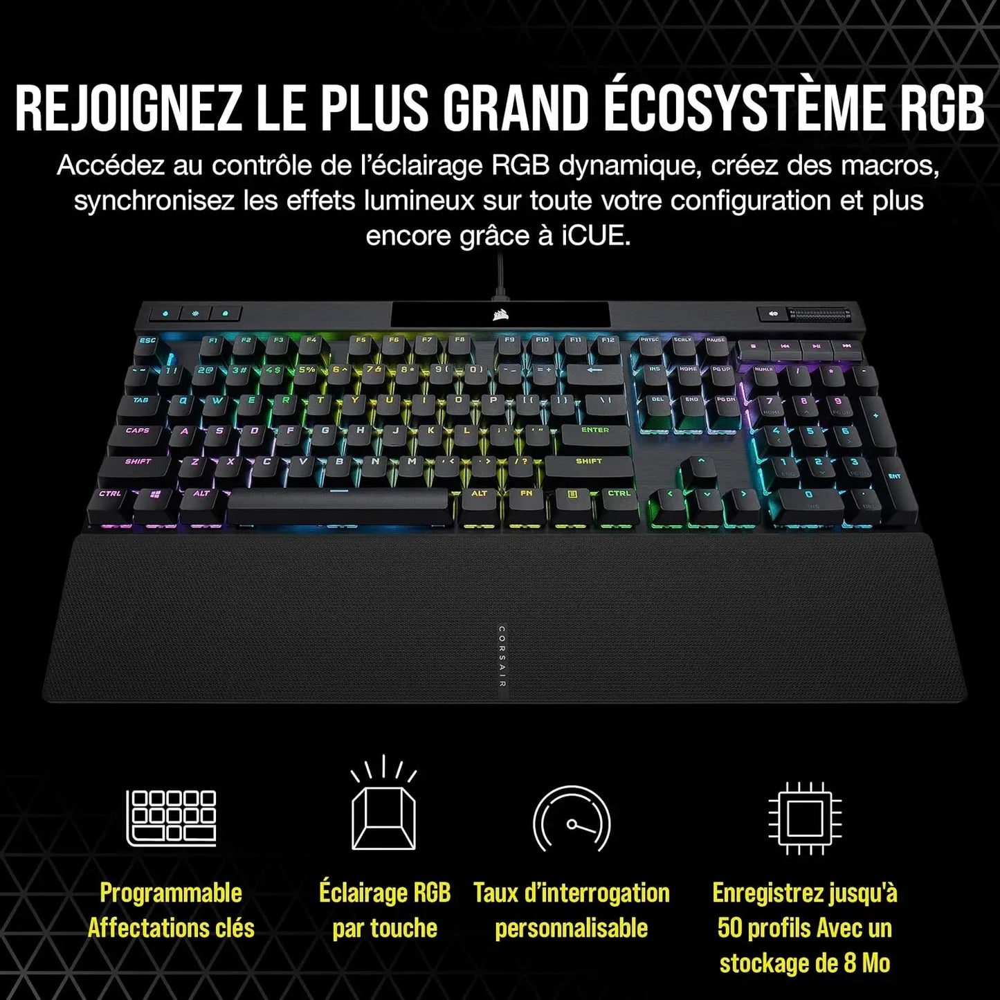 Corsair K70 RGB PRO Noir