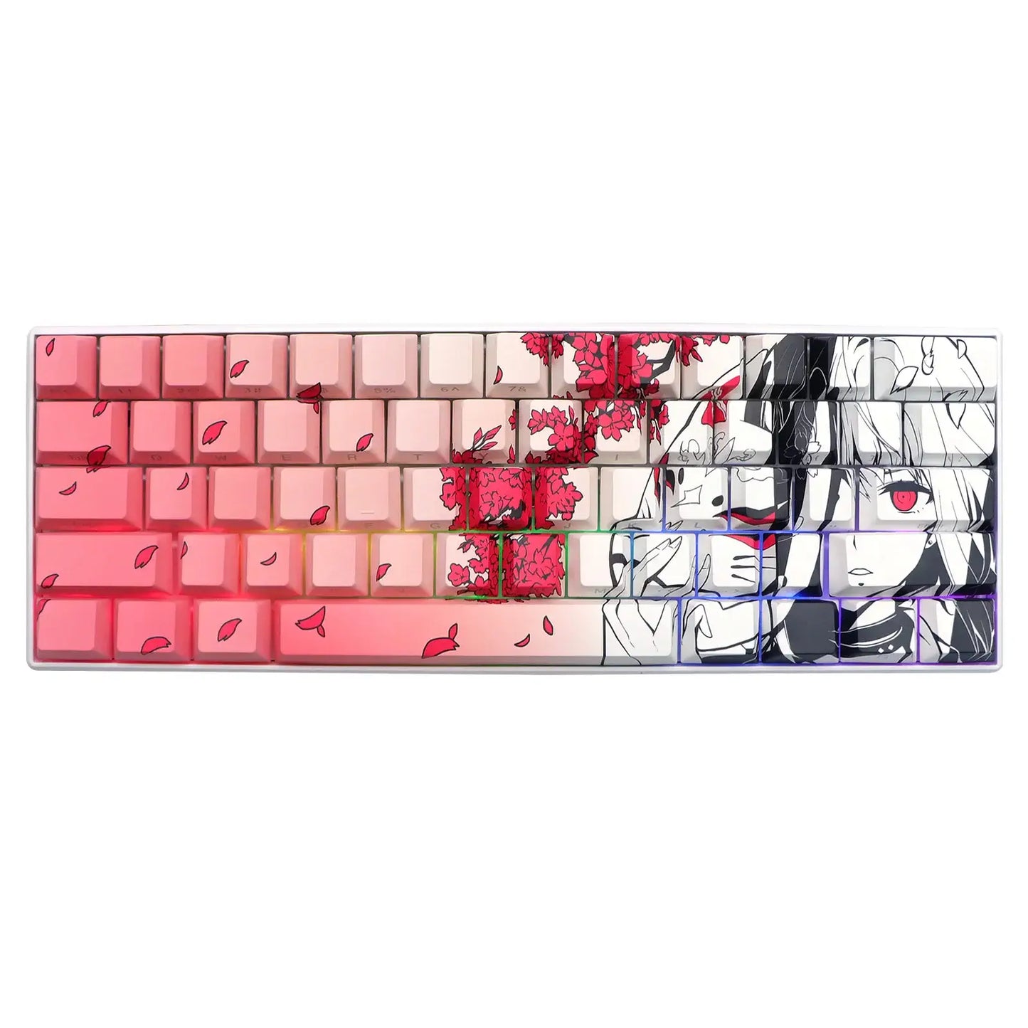 Keycaps à Motif Renard Rose