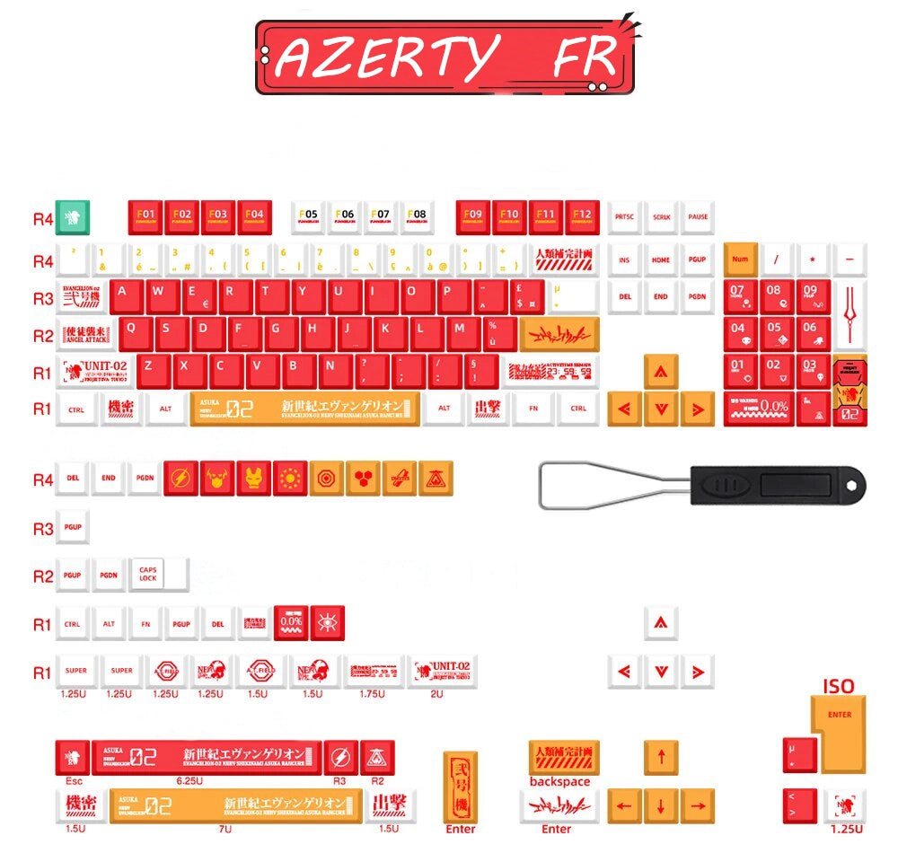 Keycaps Azerty EV-02