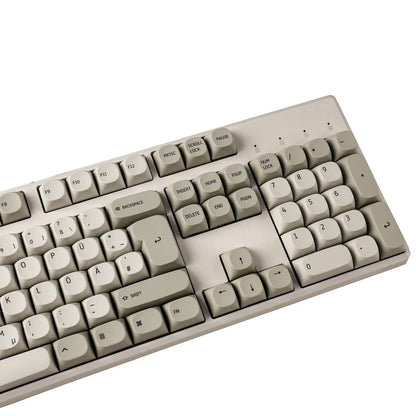 Keycaps ISO DE Uralt Grau German