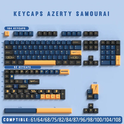 Keycaps AZERTY Samourai