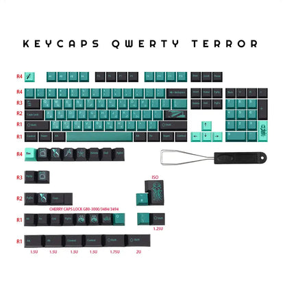 Keycaps Terror QWERTY