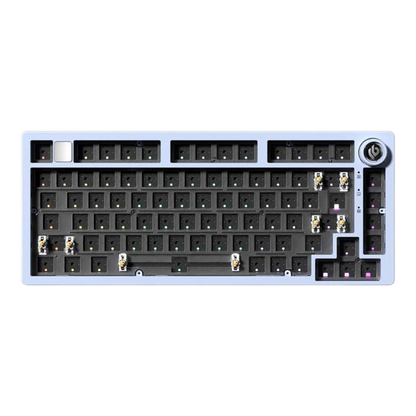 Clavier mécanique LEOBOG Hi75C 75% - châssis aluminium bleu, hot-swap