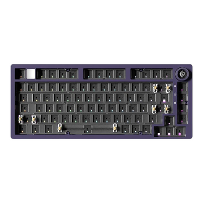 Clavier mécanique LEOBOG Hi75C 75% - châssis aluminium violet, hot-swap