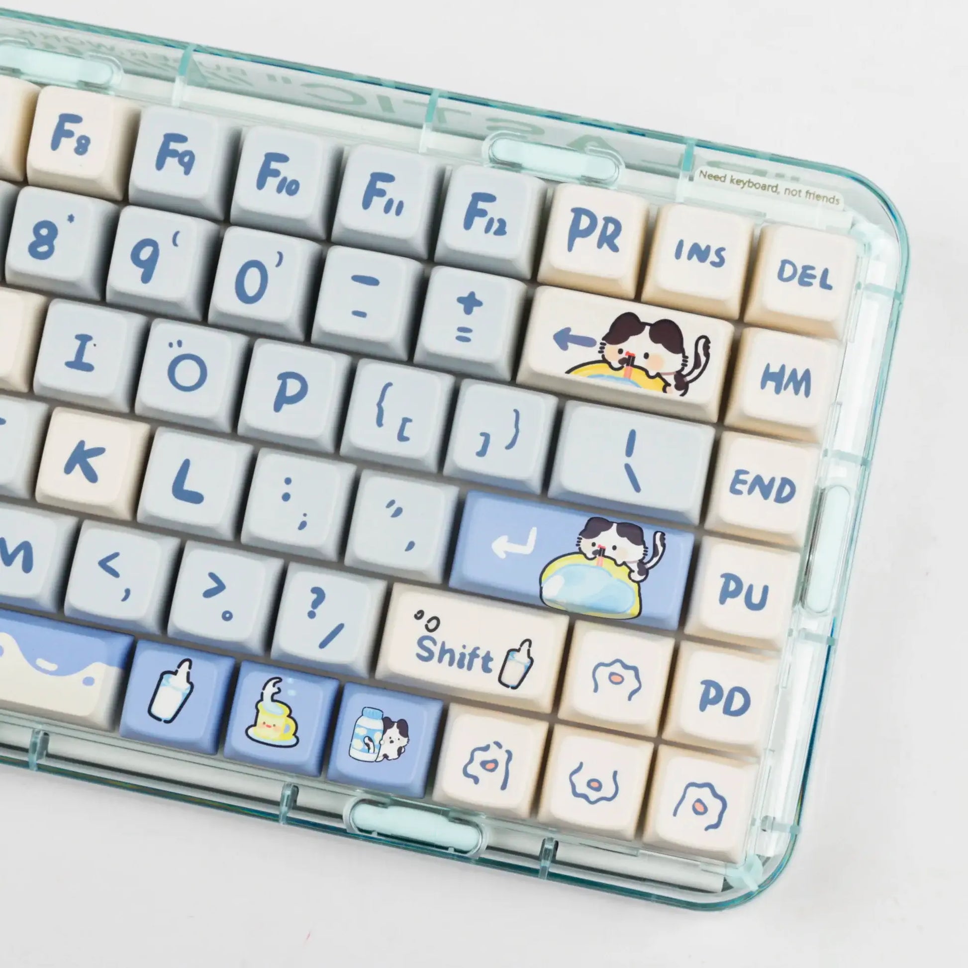 Milk QWERTY Keycaps