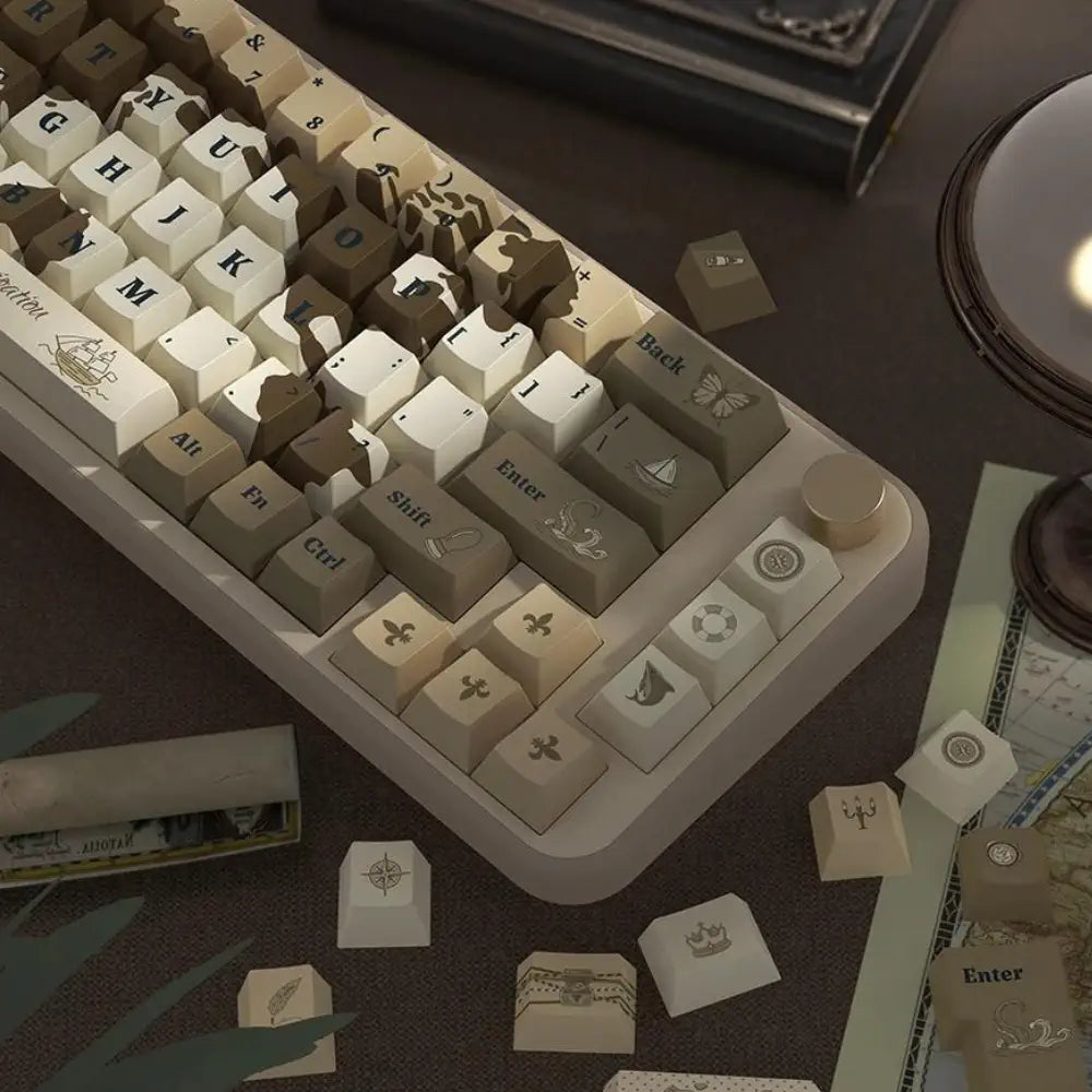 Monde AZERTY Keycaps