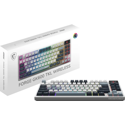 MSI FORGE GK600 TKL W SKY FR avec boite