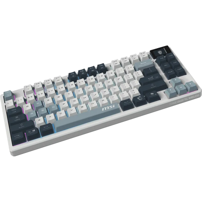 MSI FORGE GK600 TKL W SKY FR avec logo