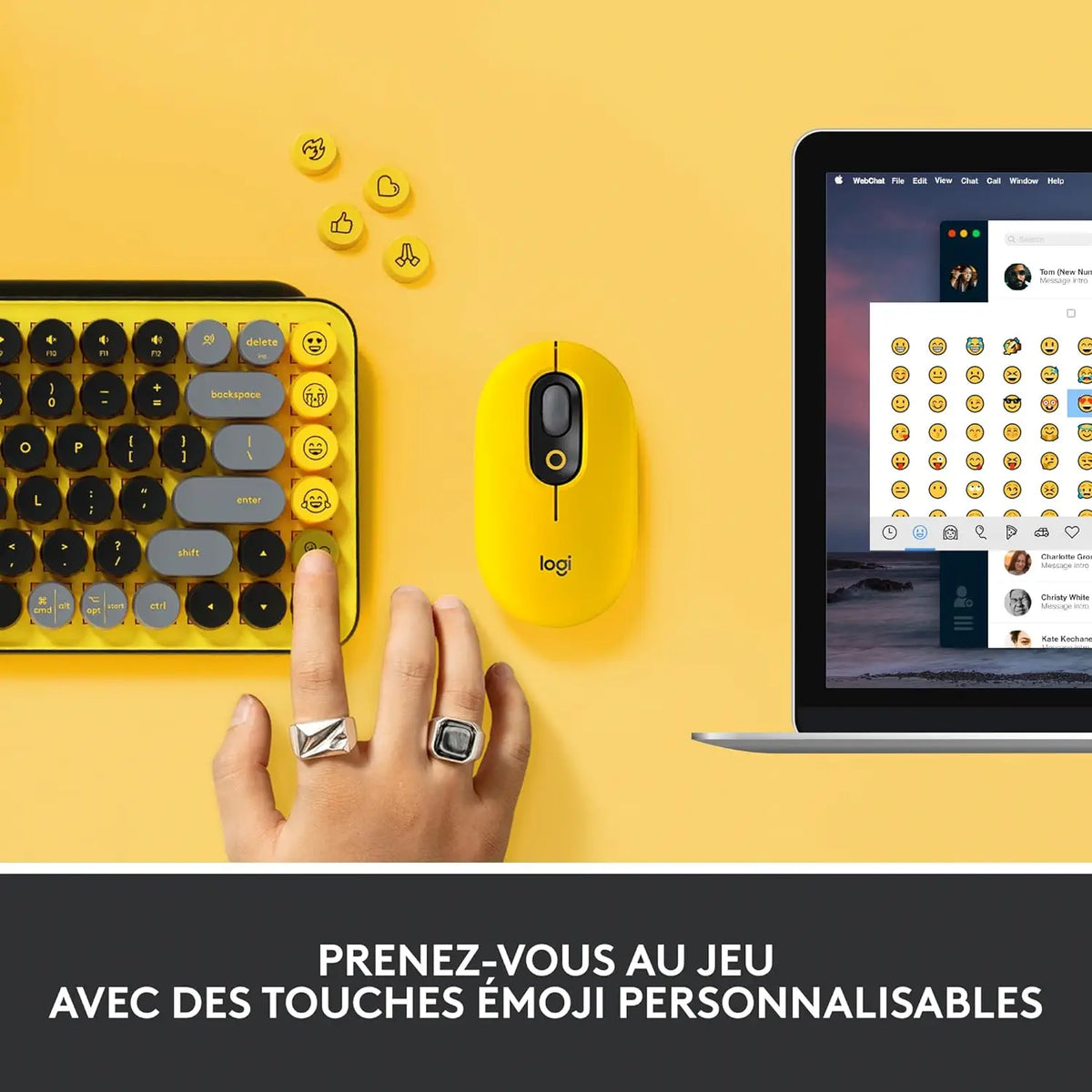 Logitech 10 Key Logitech POP Keys pour Ton Setup - CustomTonClavier.fr