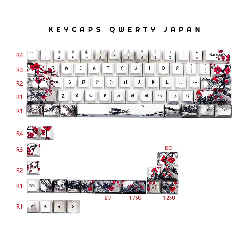 QWERTY Japan Keycaps