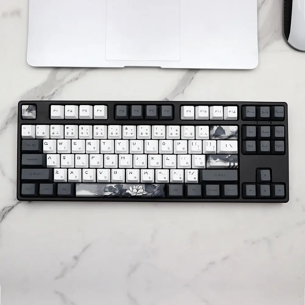 Keycaps QWERTY Lotus