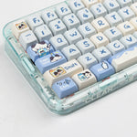 Keycaps AZERTY/QWERTY Milk - Vignette | CustomTonClavier.fr