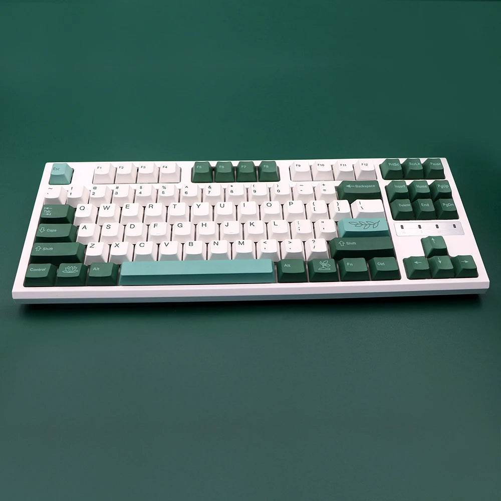 Keycaps ISO FR Botanical pour un layout AZERTY - CustomTonClavier.fr