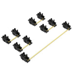 Gold Keyboard Stabilizer 4x2u 1x6.25u - Vignette | CustomTonClavier.fr