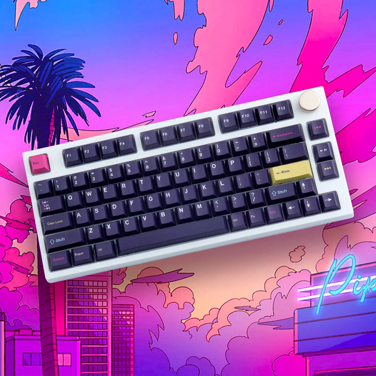 Qwerty Setup Keycaps QWERTY Future pour Ton Setup - CustomTonClavier.fr