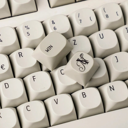Keycaps DE ISO Uralt Grau